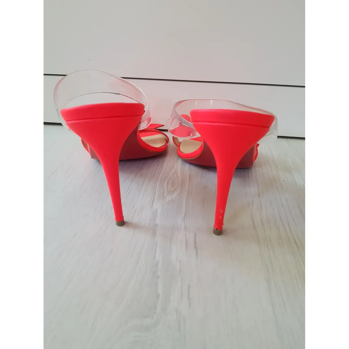 Spikaqueen patent leather mules Christian Louboutin