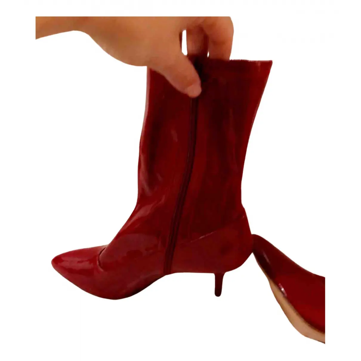 Buy Stuart Weitzman Patent leather ankle boots online