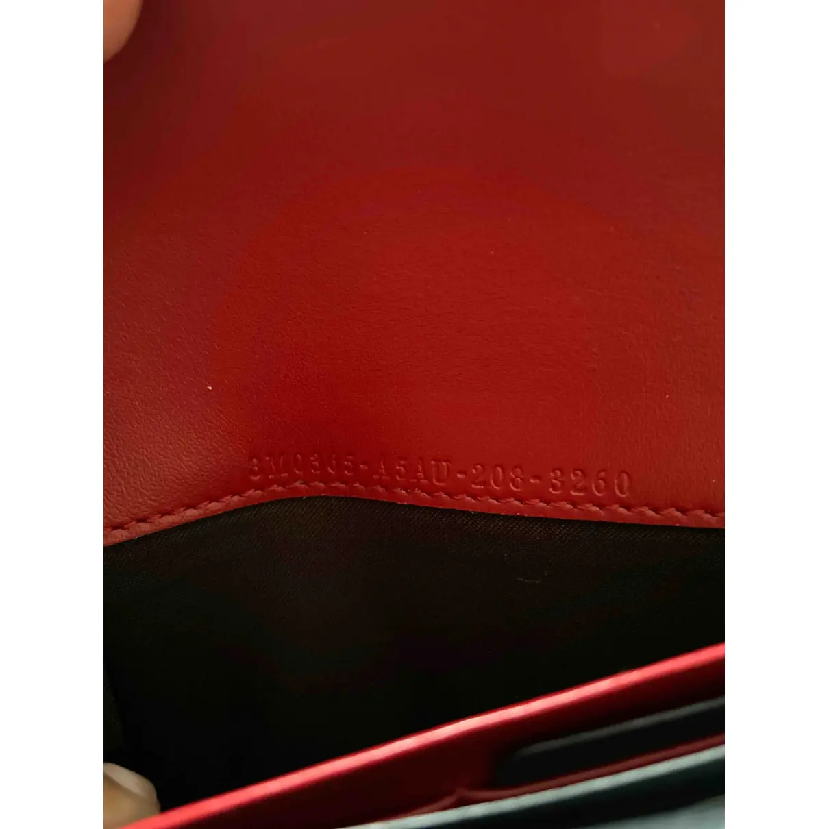 Wallet On Chain patent leather mini bag Fendi