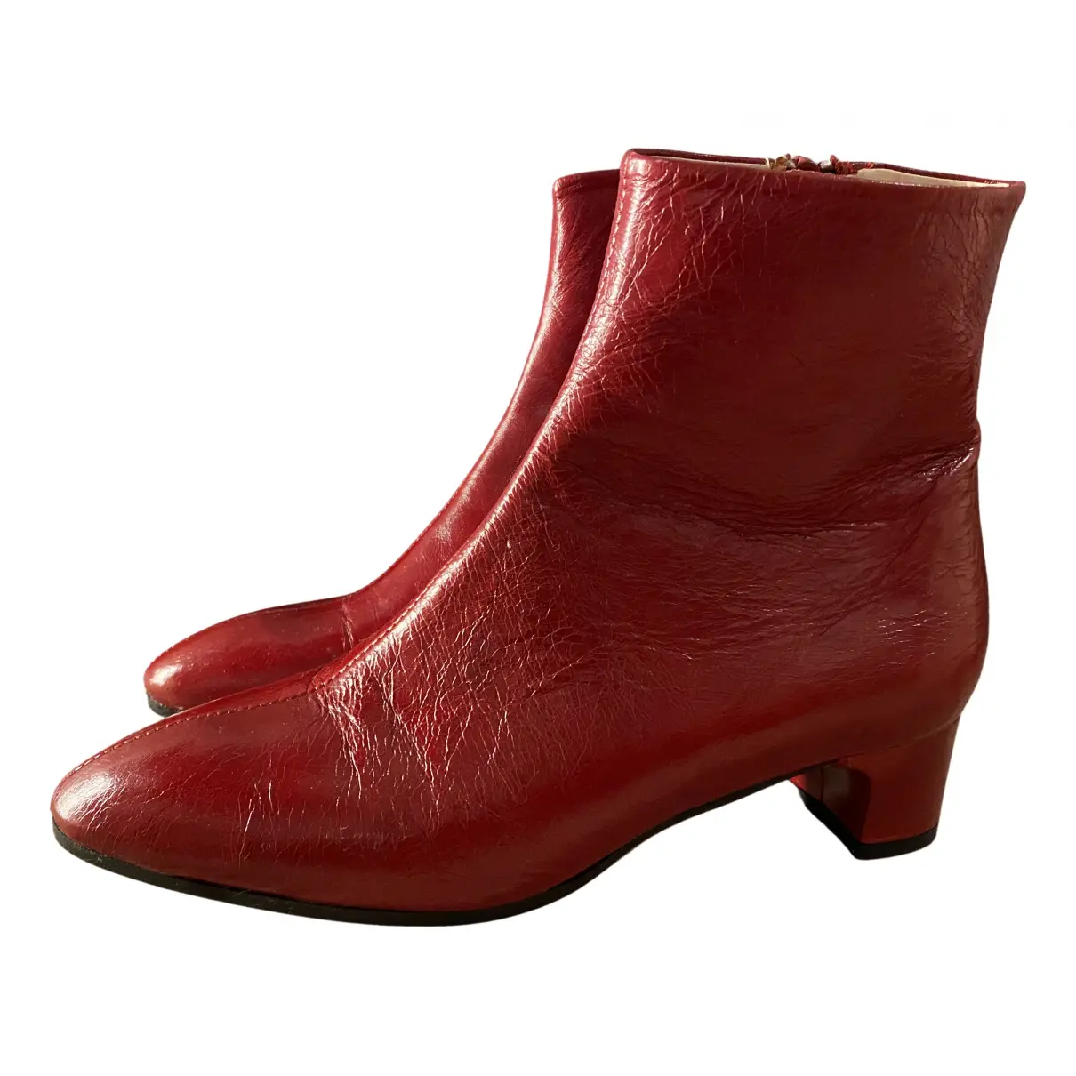 Patent leather boots Zara