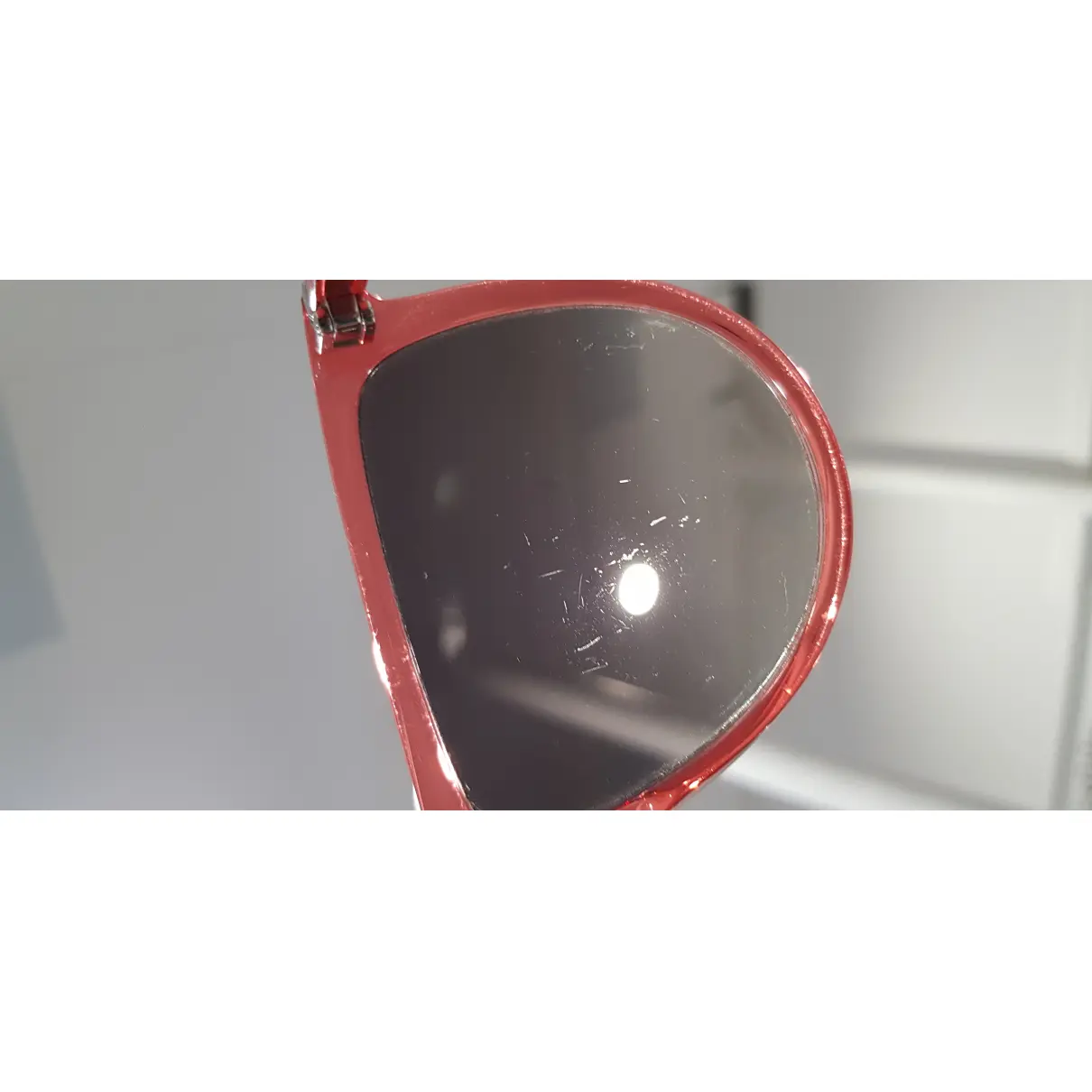 Celine Red Plastic Sunglasses for sale