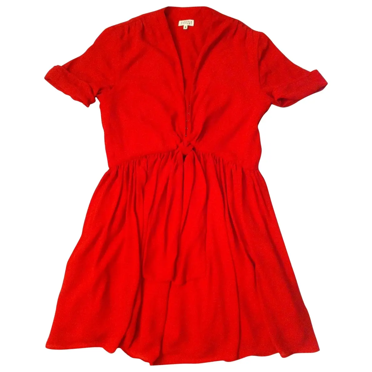 Red Polyester Dress Claudie Pierlot