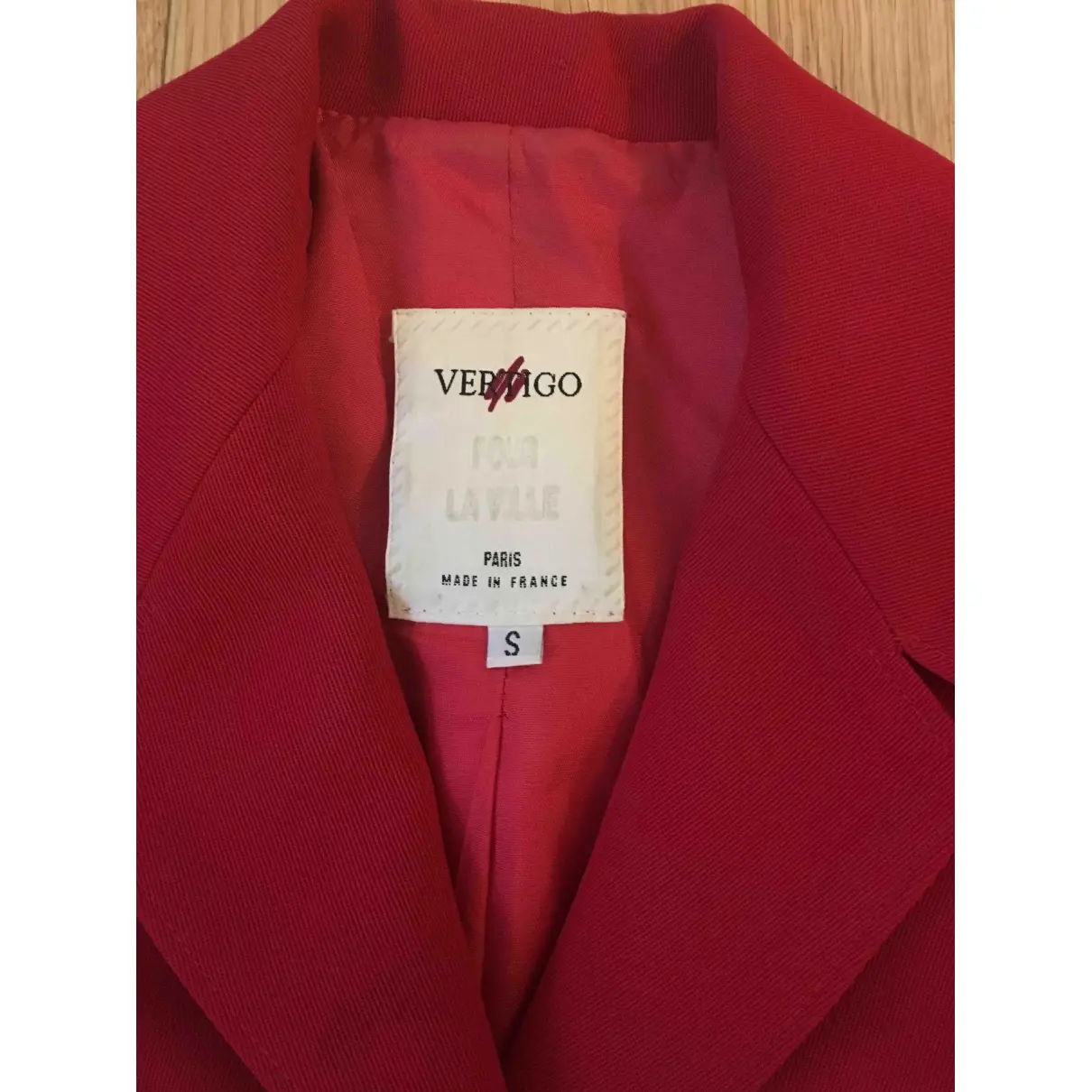 Buy VERTIGO Red Polyester Jacket online