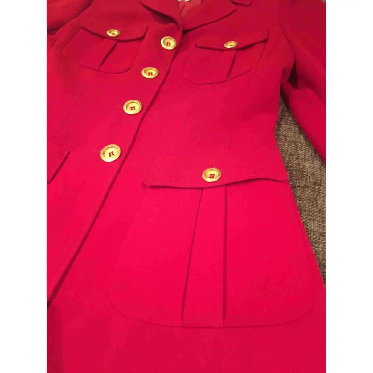 Red Polyester Jacket VERTIGO