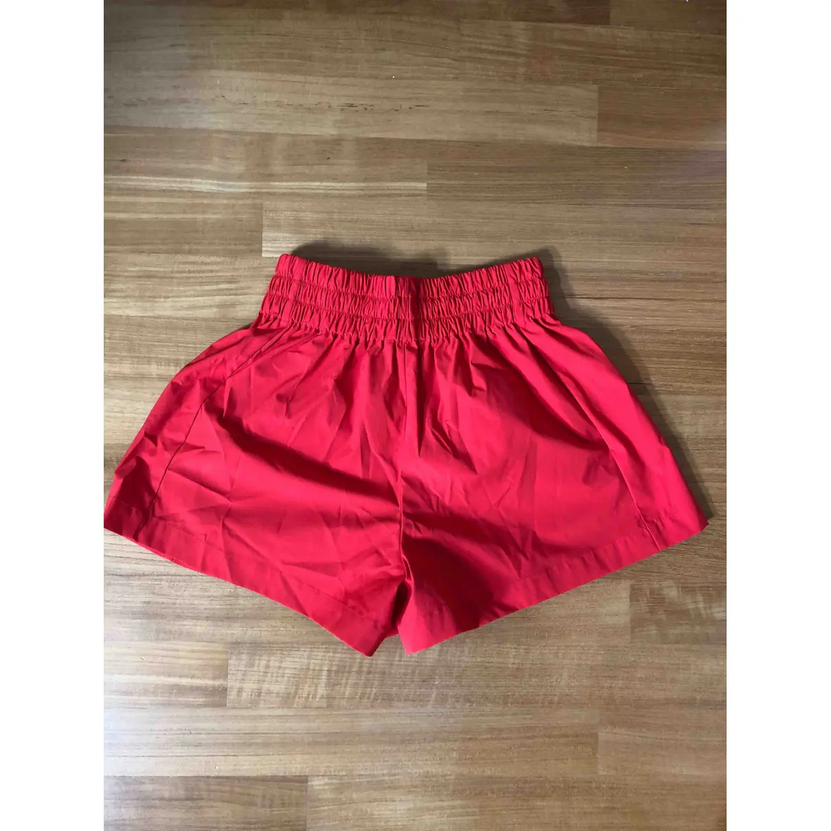 Buy Maje Red Polyester Shorts online