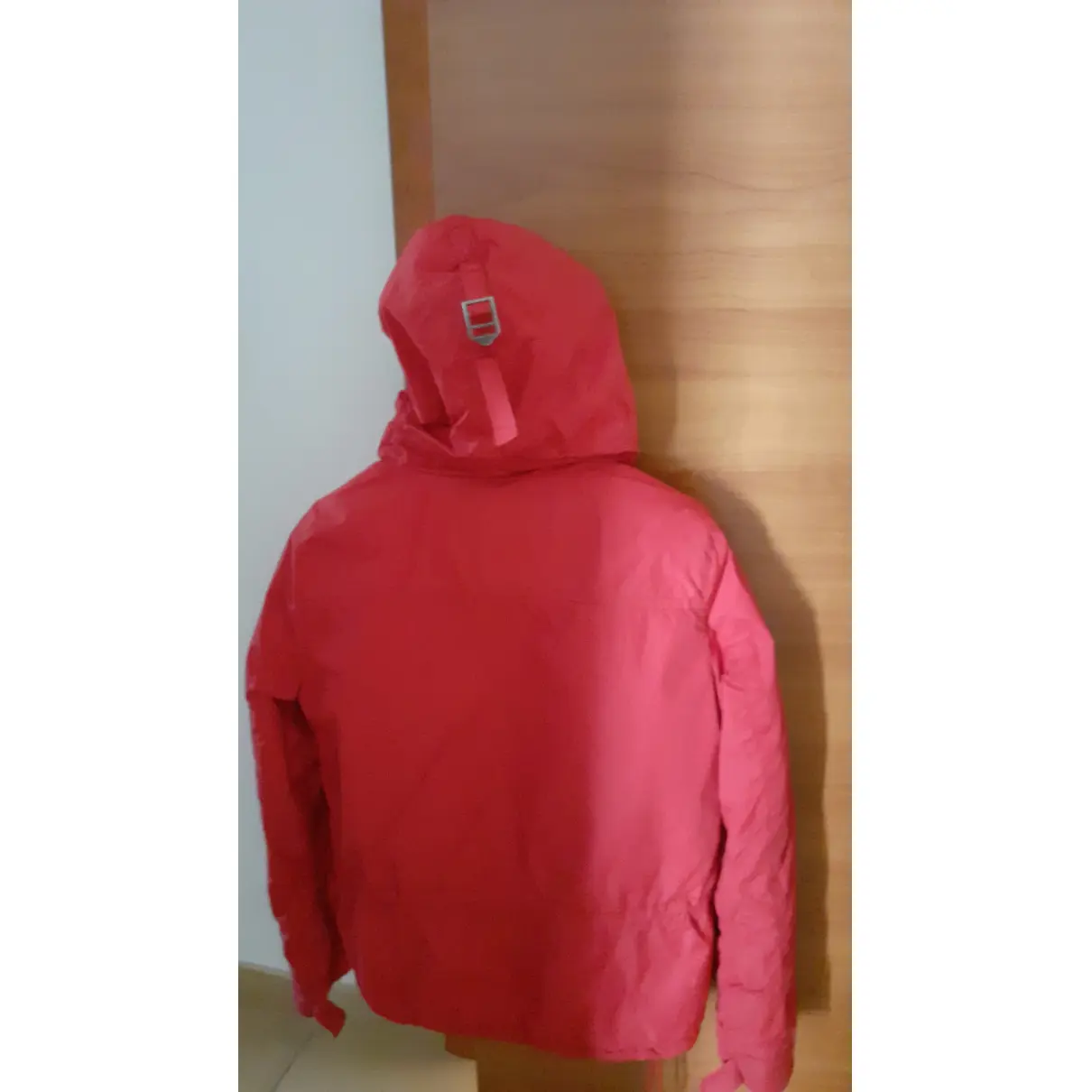 Buy Napapijri Red Polyester Jacket & coat online