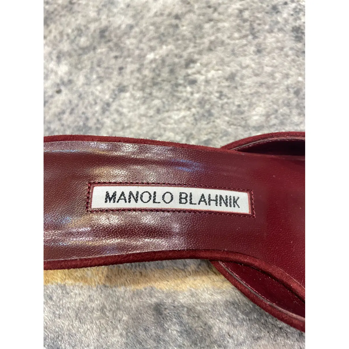 Maysale pony-style calfskin sandals Manolo Blahnik