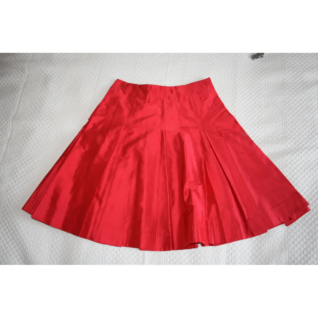 Buy Carolina Herrera Silk mid-length skirt online