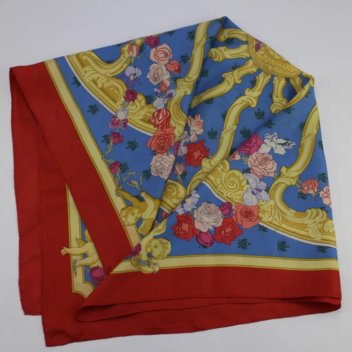 Carré 90 silk silk handkerchief Hermès