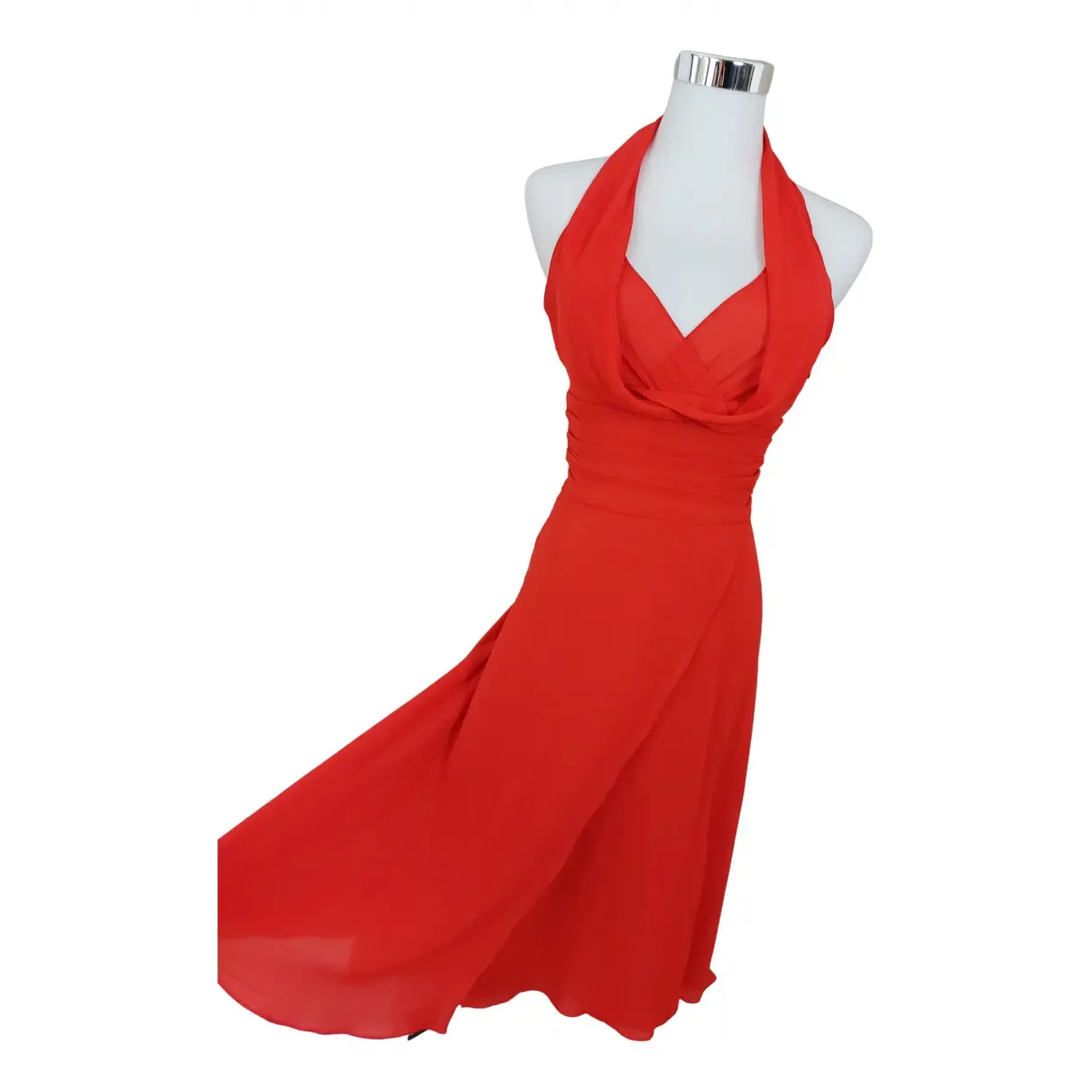 Silk mid-length dress Celine
