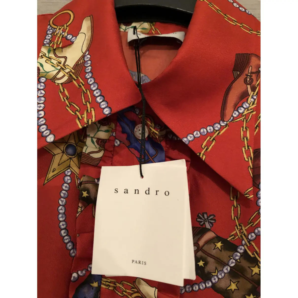 Fall Winter 2019 silk mid-length dress Sandro