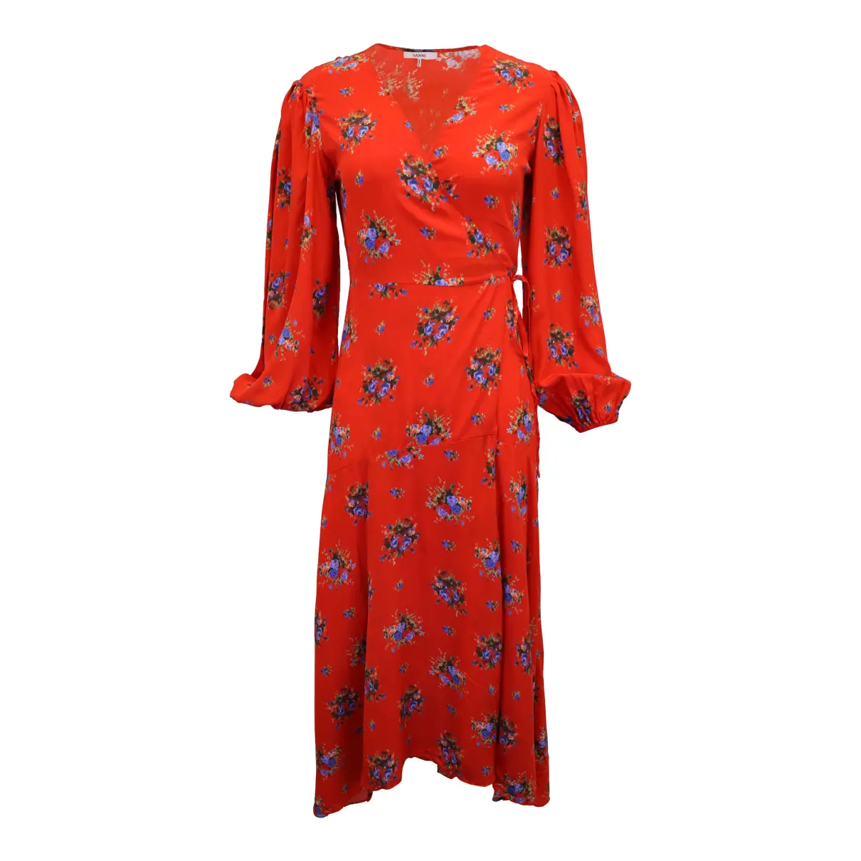 Silk maxi dress Ganni