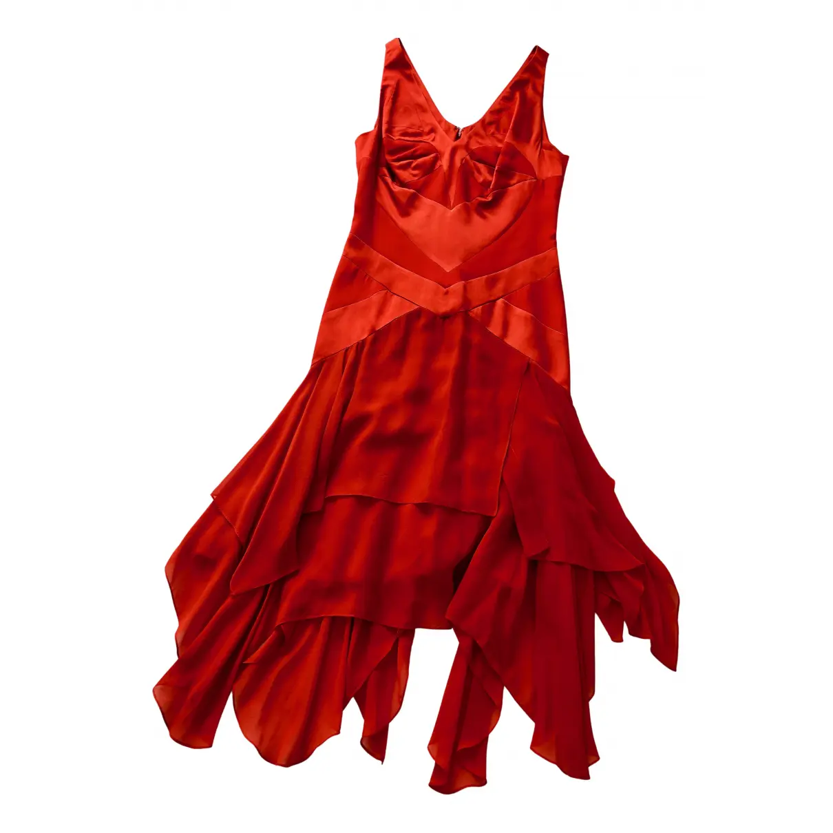 Silk mid-length dress Martine Sitbon - Vintage