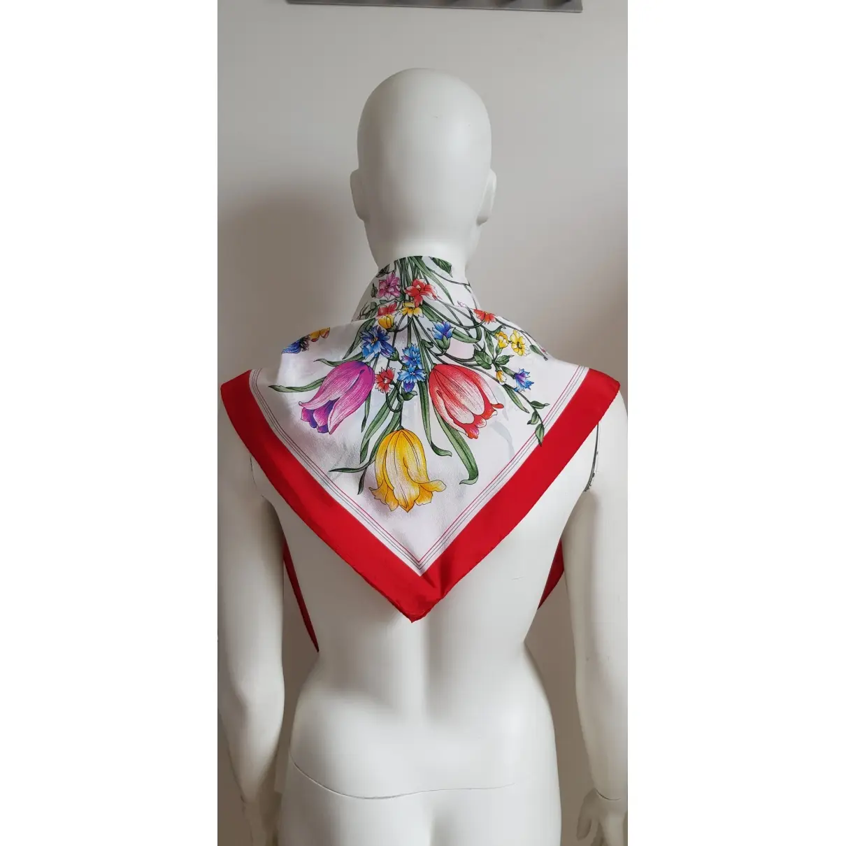 Silk scarf Pierre Balmain - Vintage