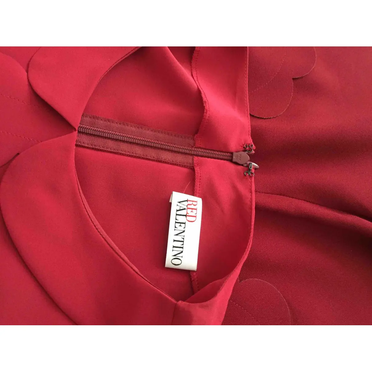 Silk jumpsuit Red Valentino Garavani