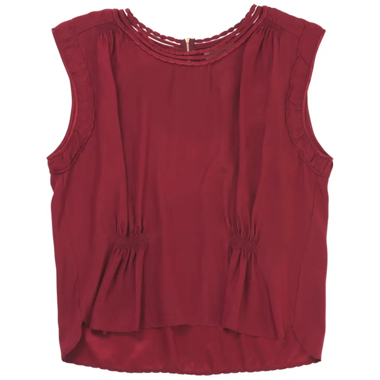 Red Silk Top Isabel Marant Etoile