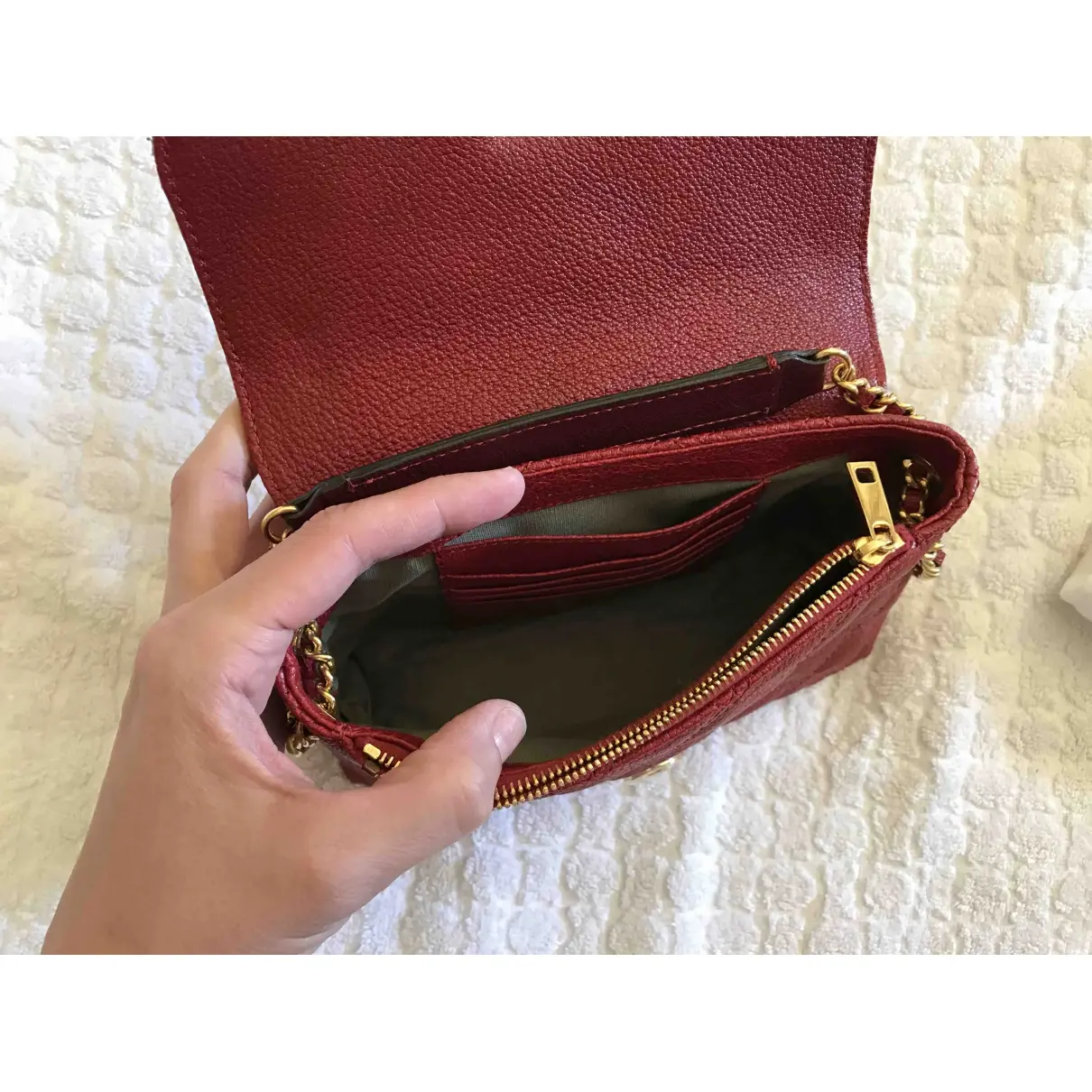 Single leather mini bag Marc Jacobs