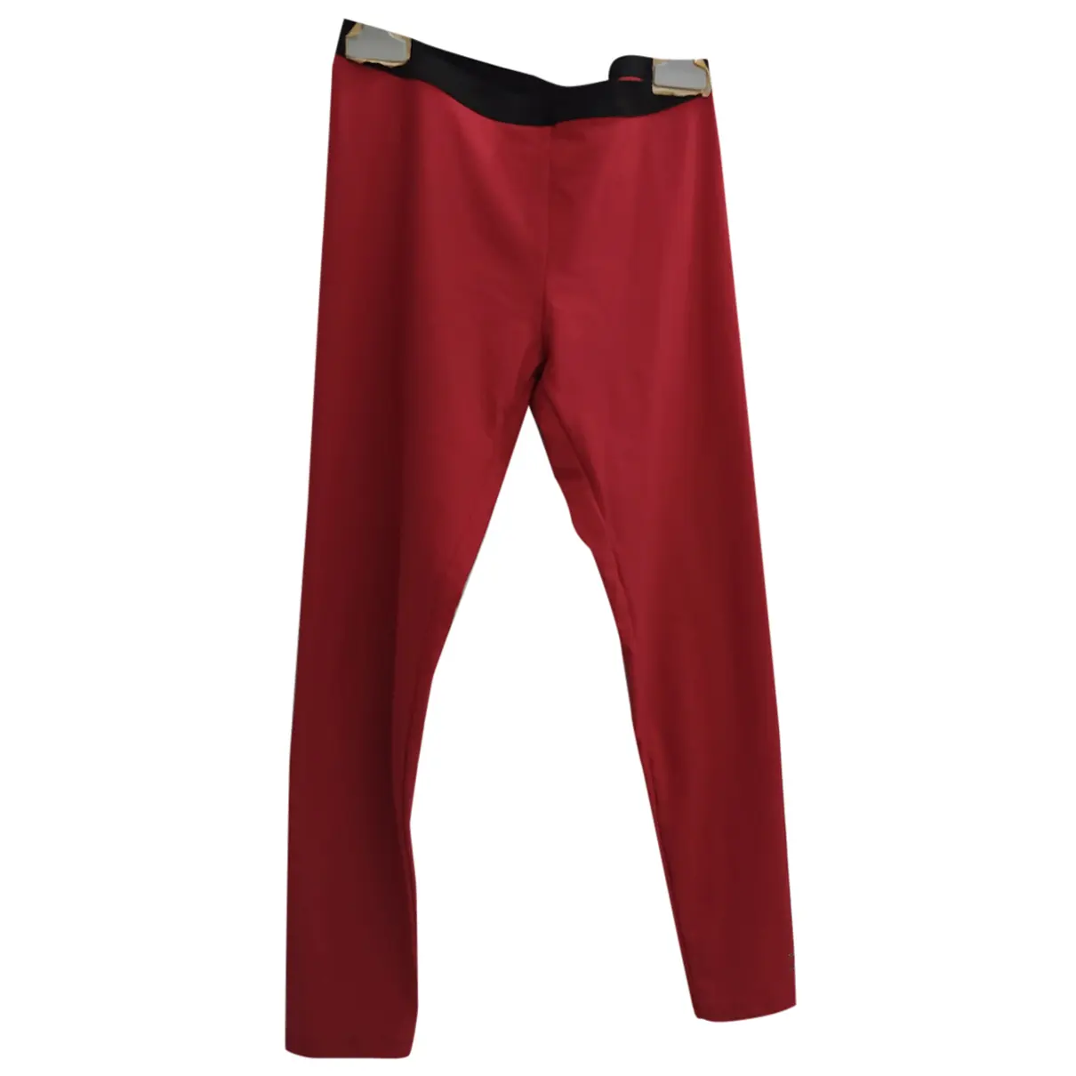 Red Spandex Trousers Elisabetta Franchi