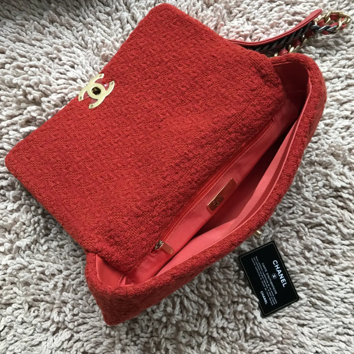 Chanel 19 tweed handbag Chanel