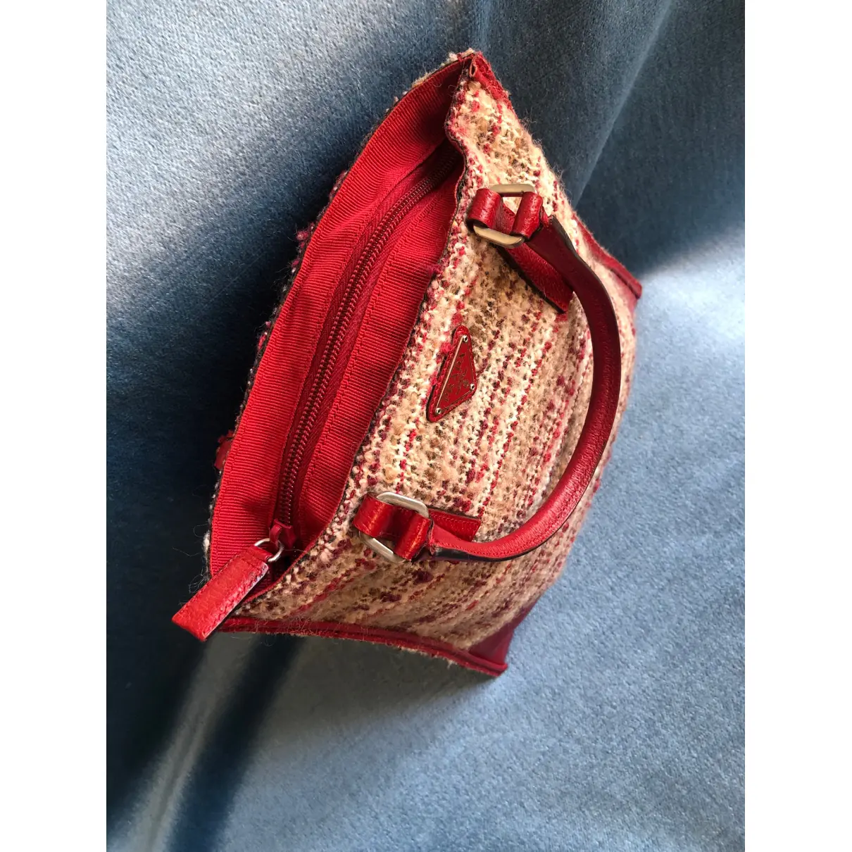 Tweed handbag Prada - Vintage
