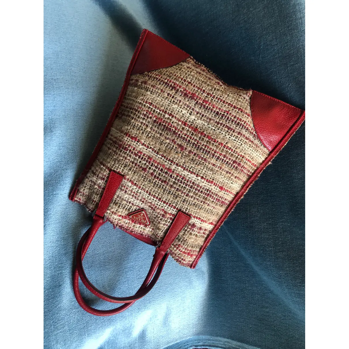 Tweed handbag Prada - Vintage