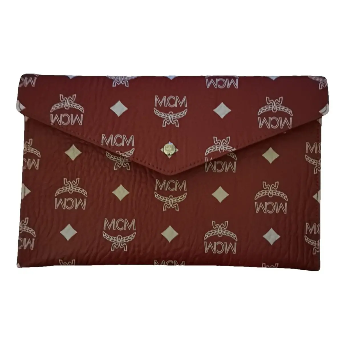 Vegan leather clutch bag MCM