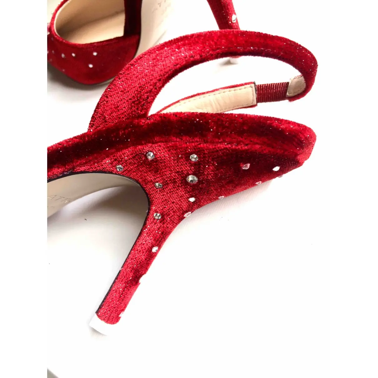 Velvet heels Attico