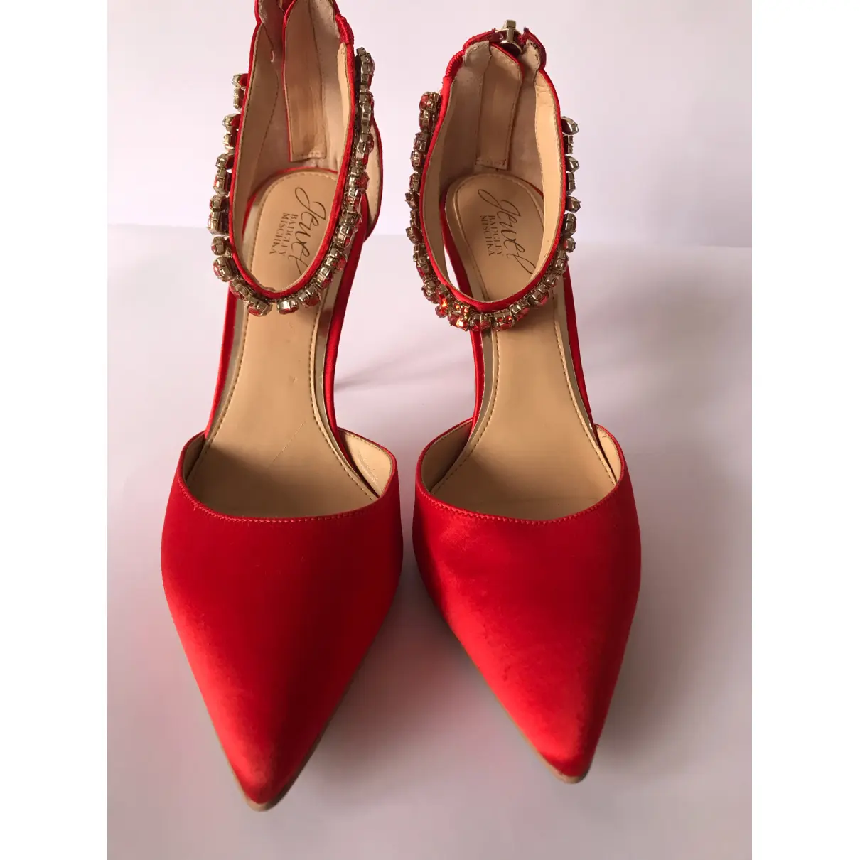Buy Badgley Mischka Velvet heels online