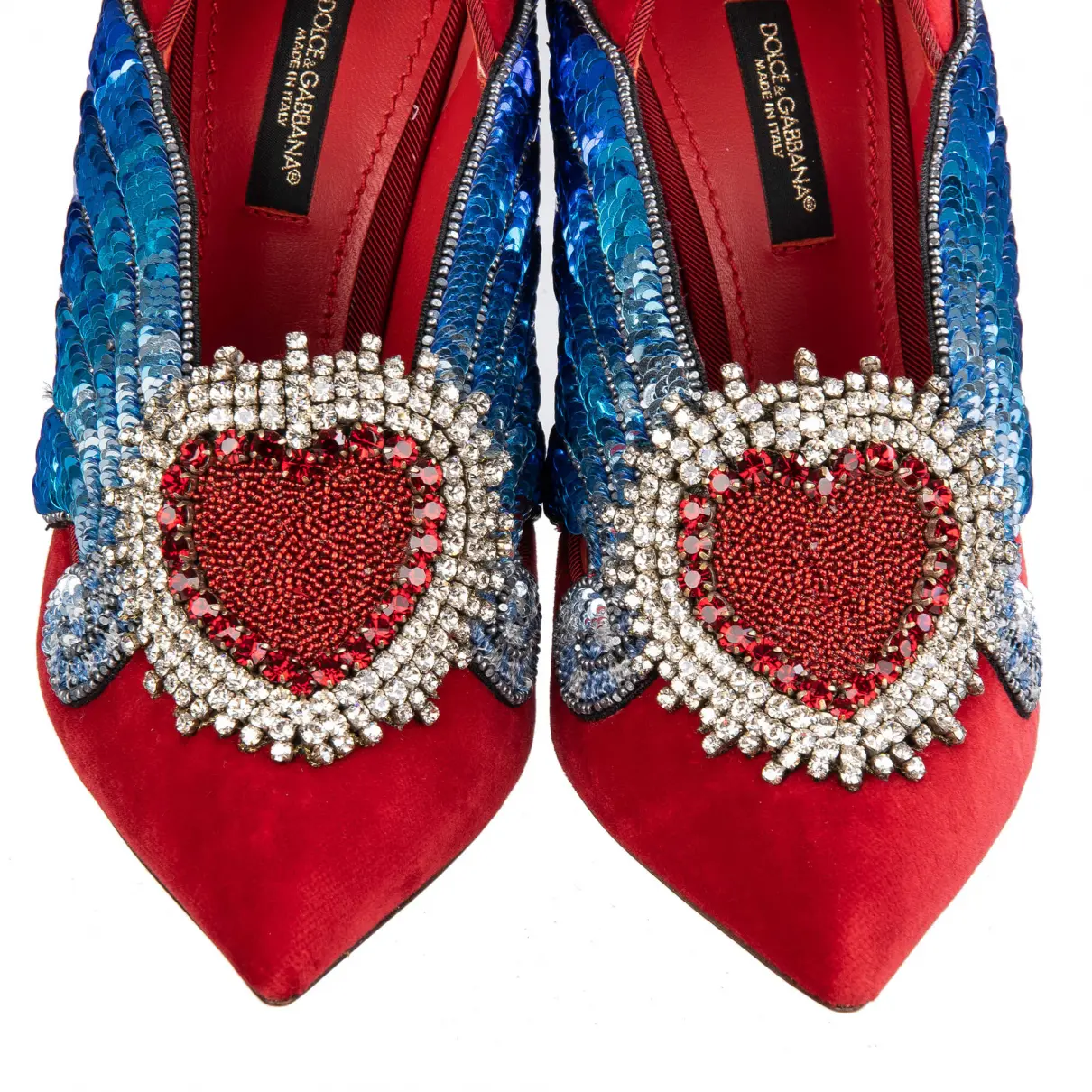 Velvet heels Dolce & Gabbana