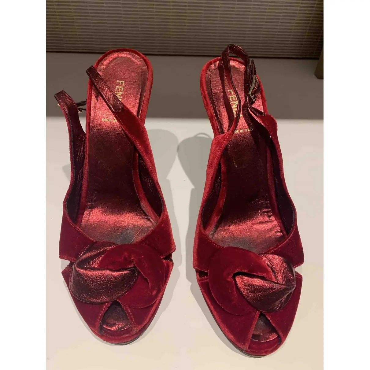 Buy Fendi Velvet heels online