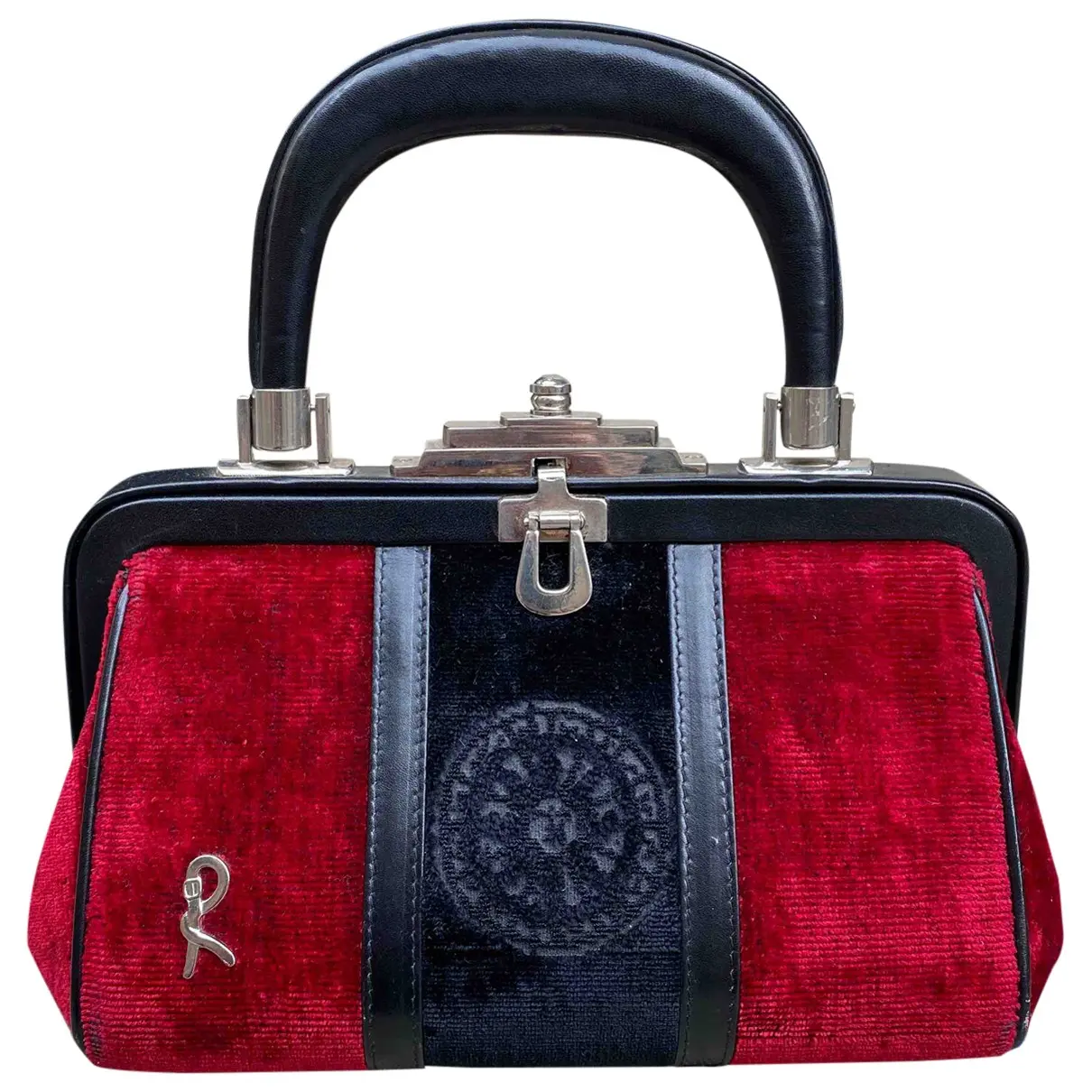 Velvet handbag ROBERTA DI CAMERINO