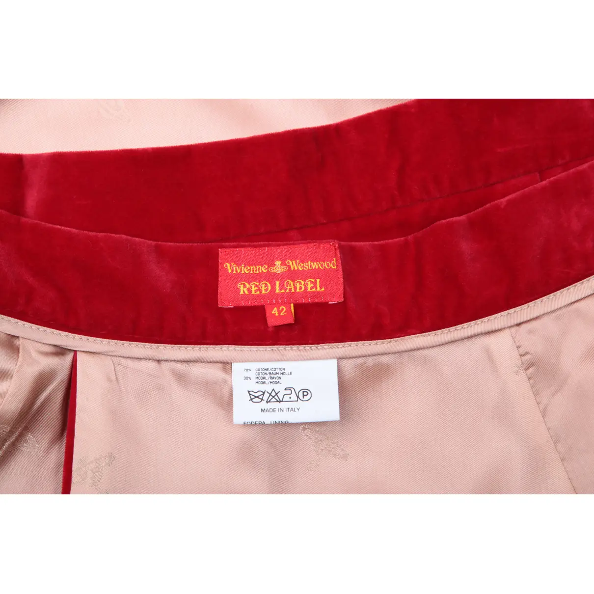 Velvet mid-length skirt Vivienne Westwood Red Label - Vintage