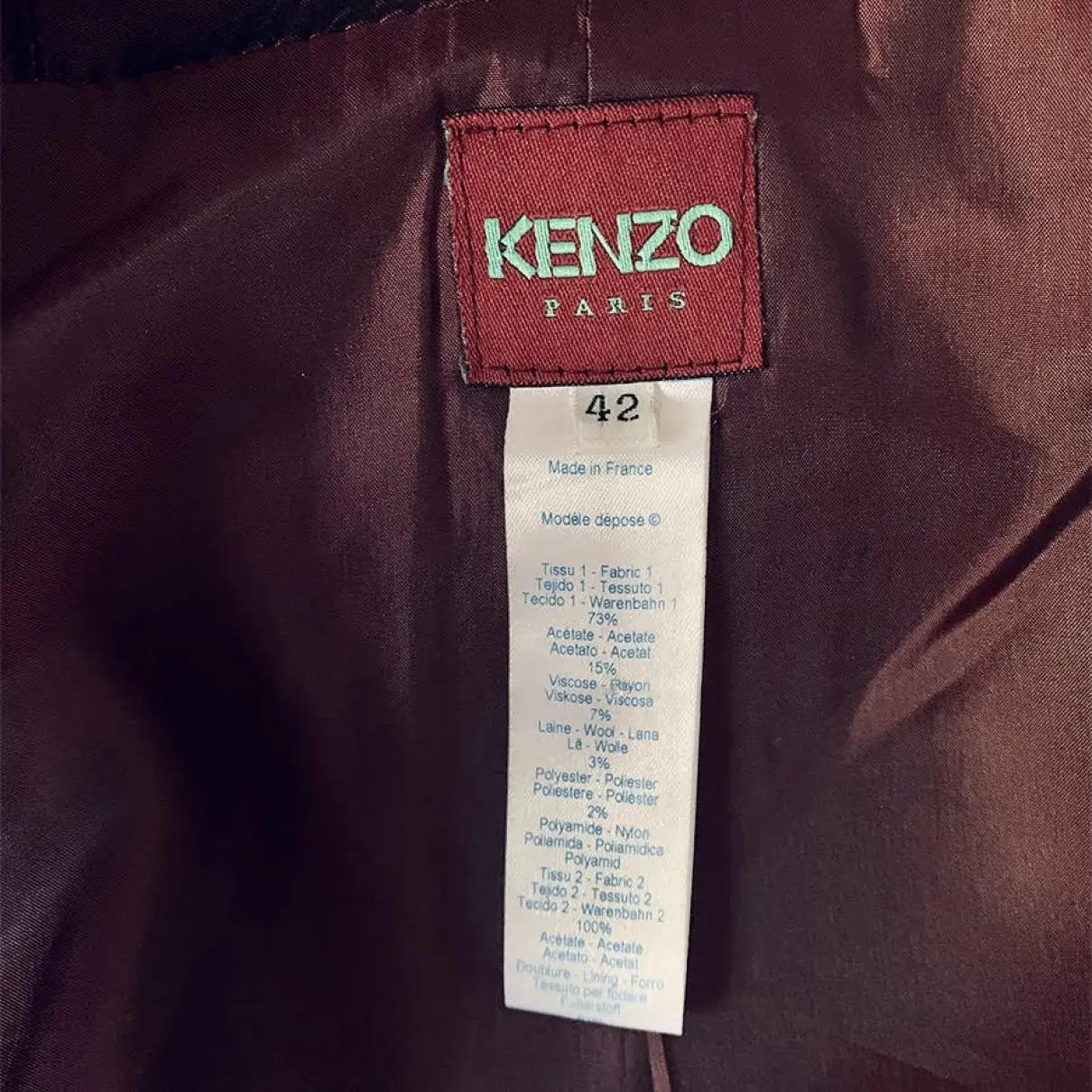 Suit jacket Kenzo - Vintage