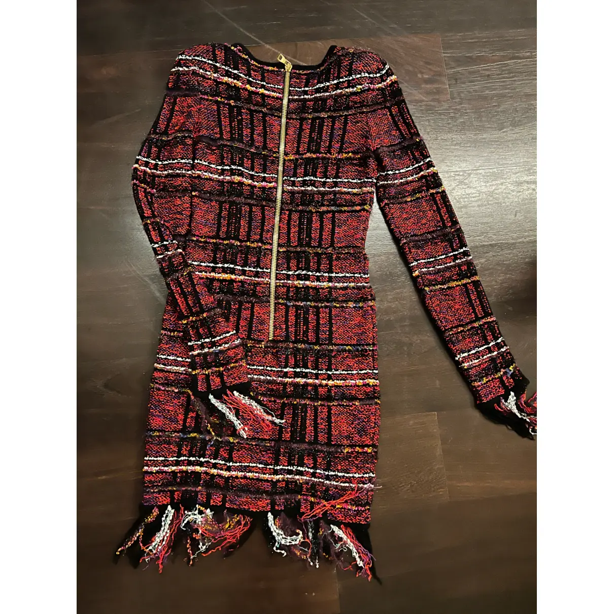 Buy Balmain Wool mini dress online