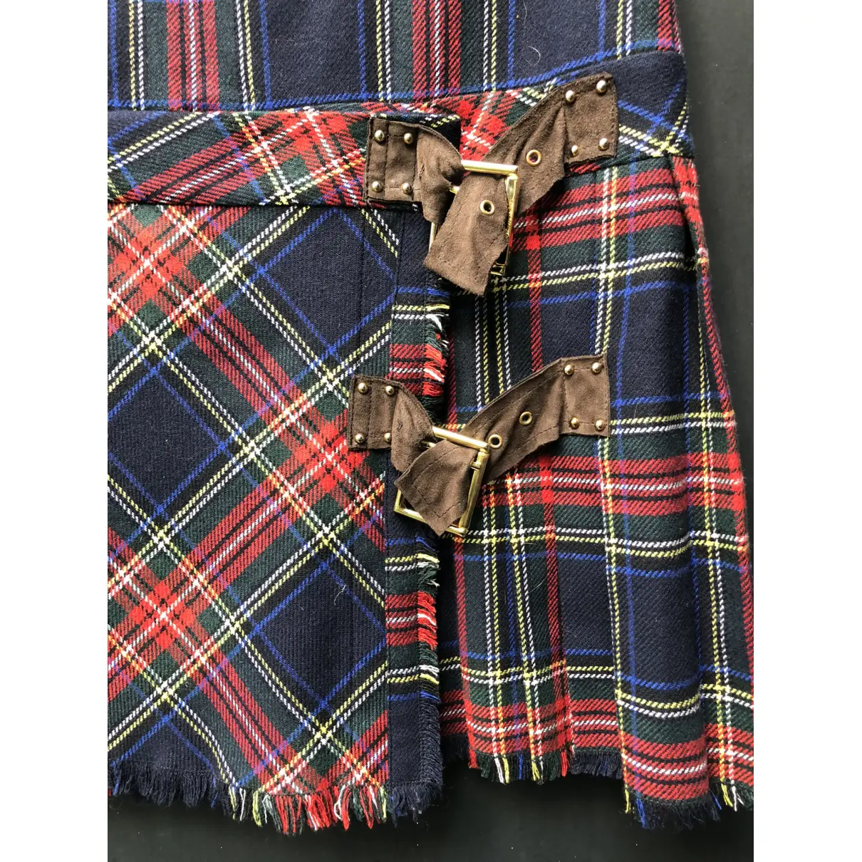 Buy Blumarine Wool mini skirt online - Vintage