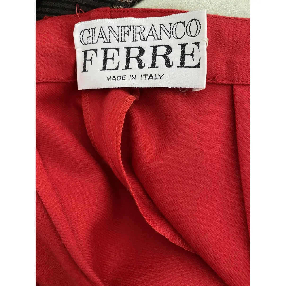 Wool trousers Gianfranco Ferré - Vintage