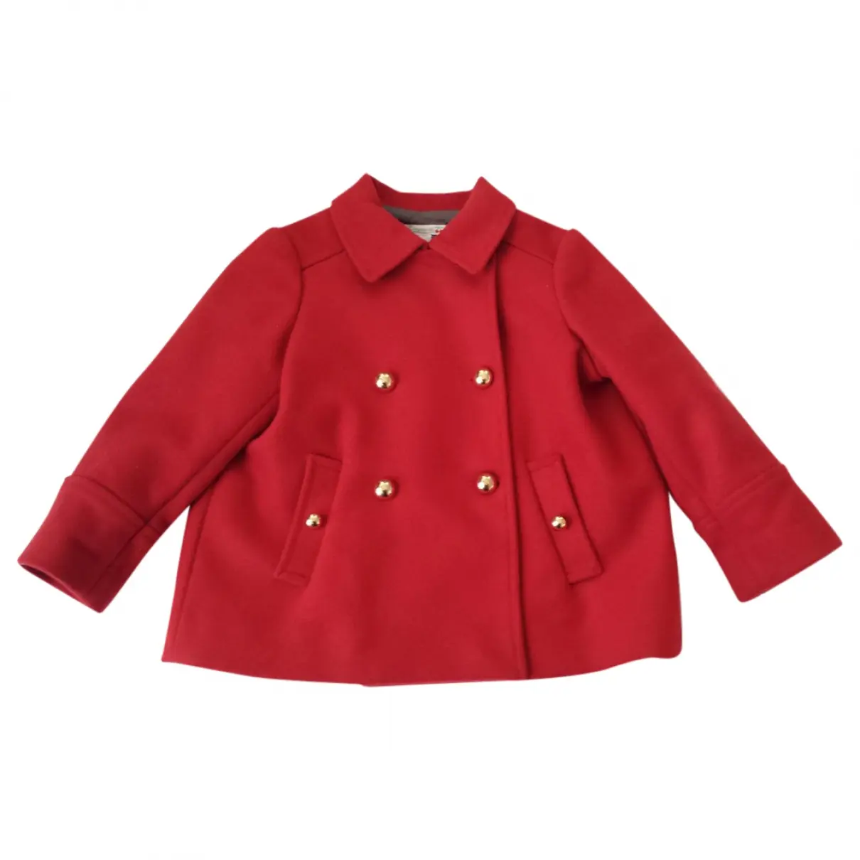 Red Wool Jacket & coat Bonpoint