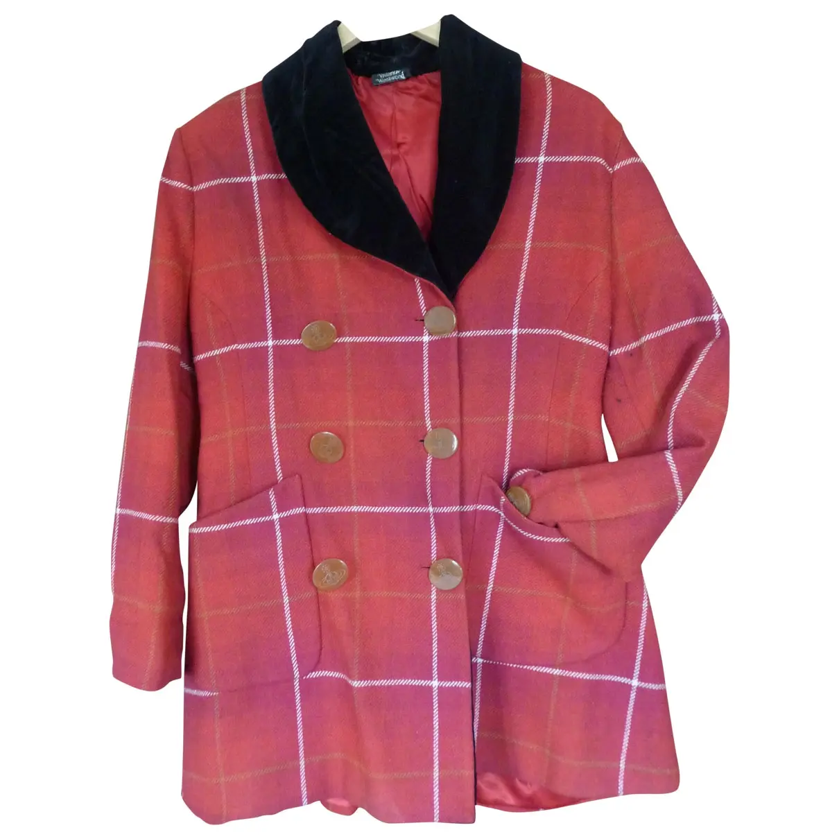 Red Wool Jacket Vivienne Westwood - Vintage