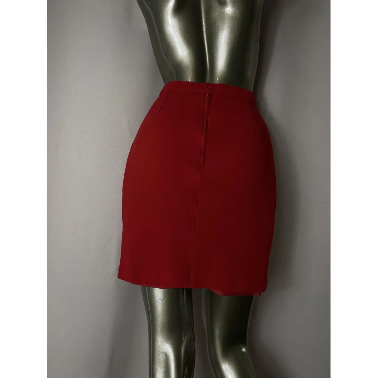 Thierry Mugler Wool mini skirt for sale - Vintage