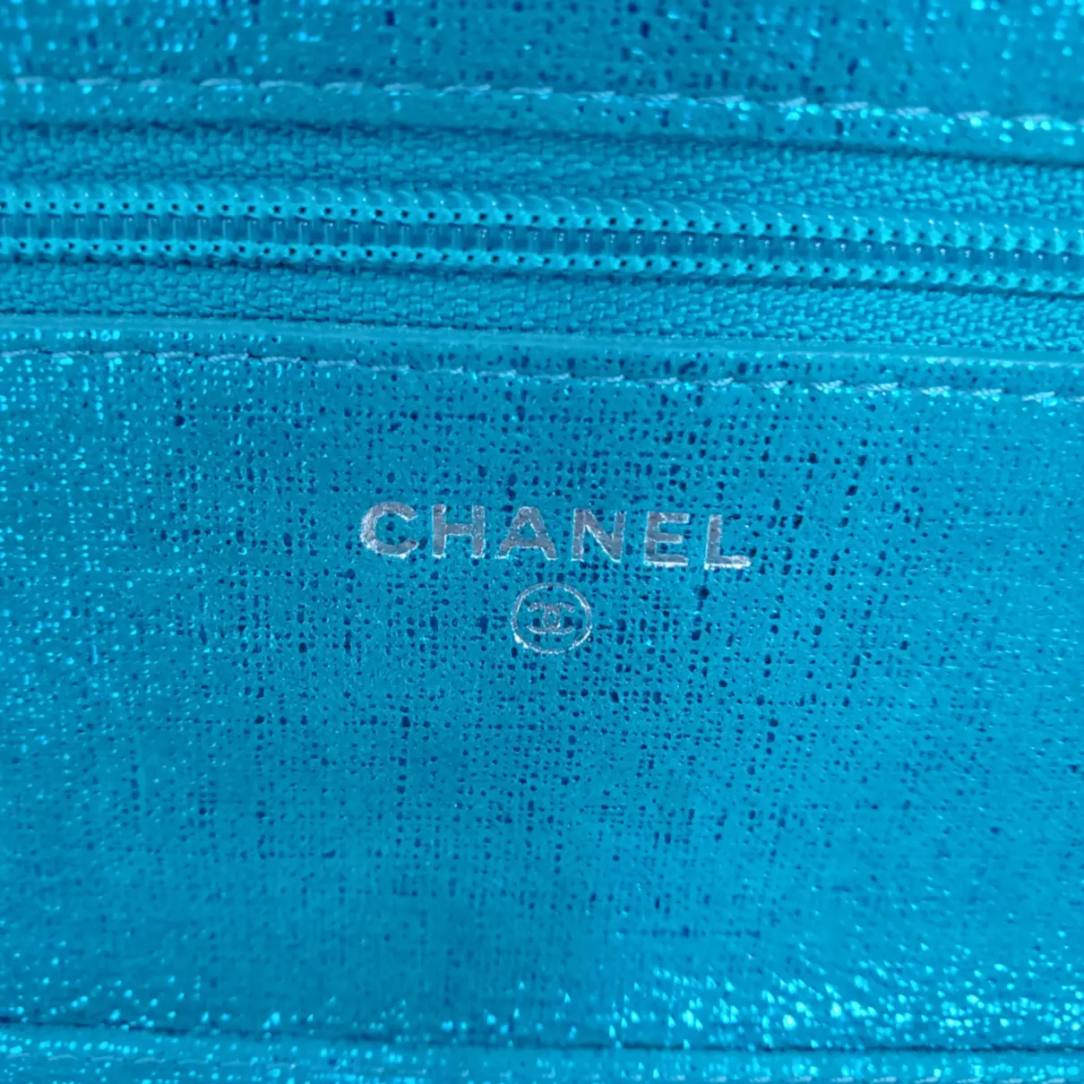 Timeless/classique leather wallet Chanel Turquoise in Leather - 31172639