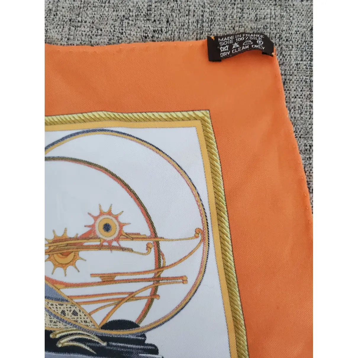 Carré 70 silk silk handkerchief Hermès - Vintage