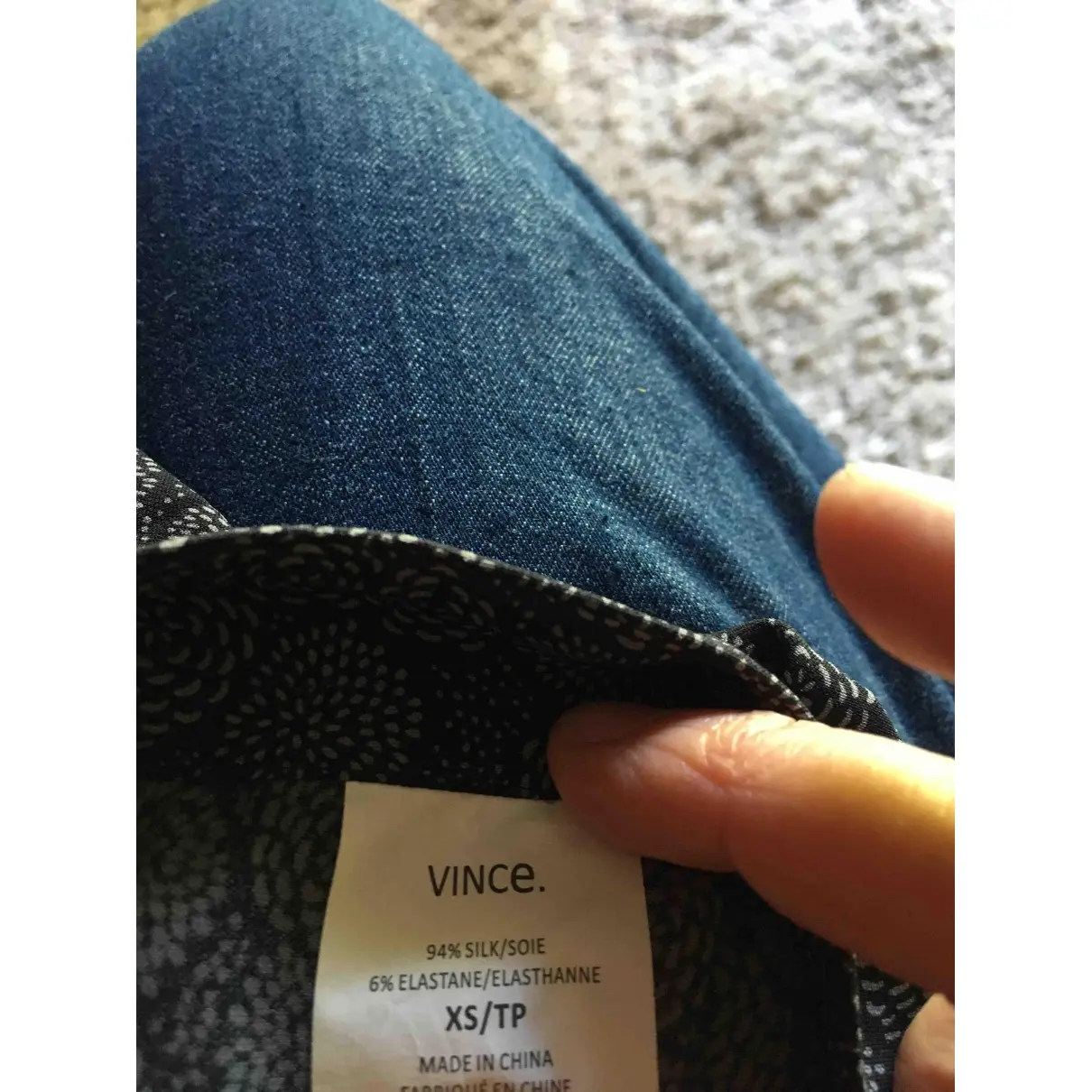 Buy Vince Silk straight pants online