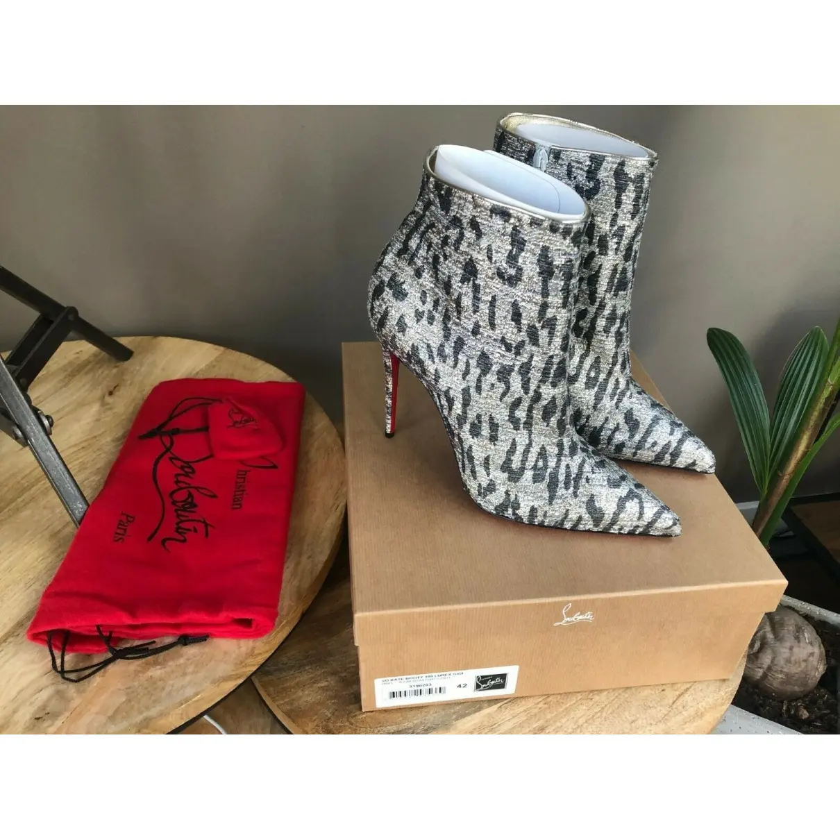 Buy Christian Louboutin So Kate Booty cloth ankle boots online