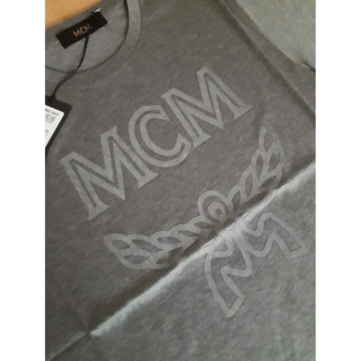 Silver Cotton T-shirt MCM