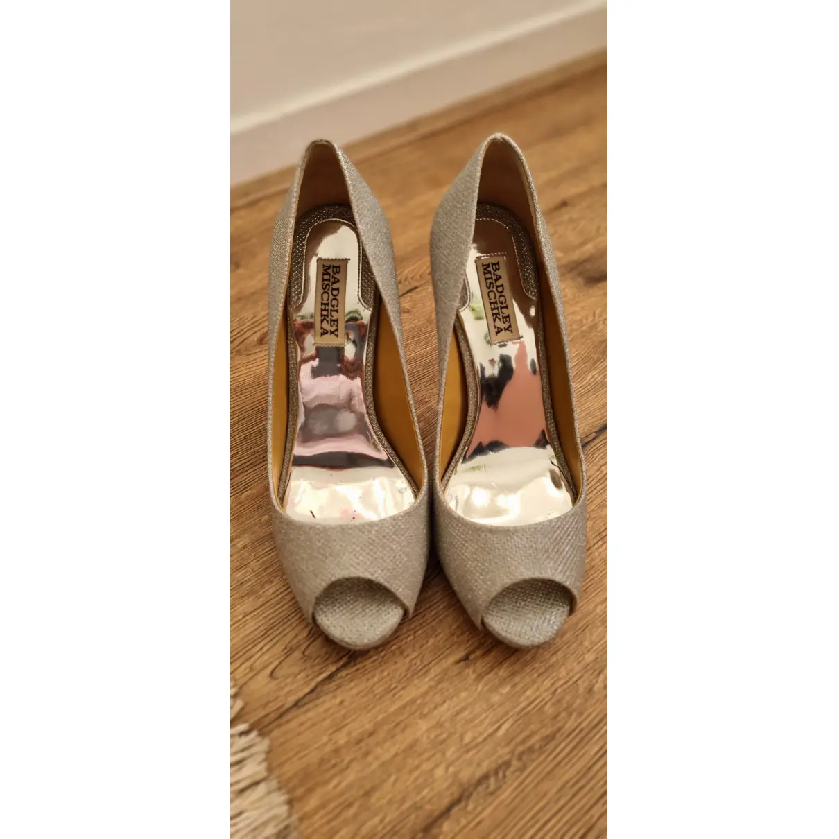Buy Badgley Mischka Glitter heels online