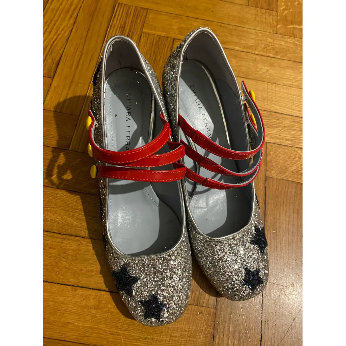 Buy Chiara Ferragni Glitter heels online