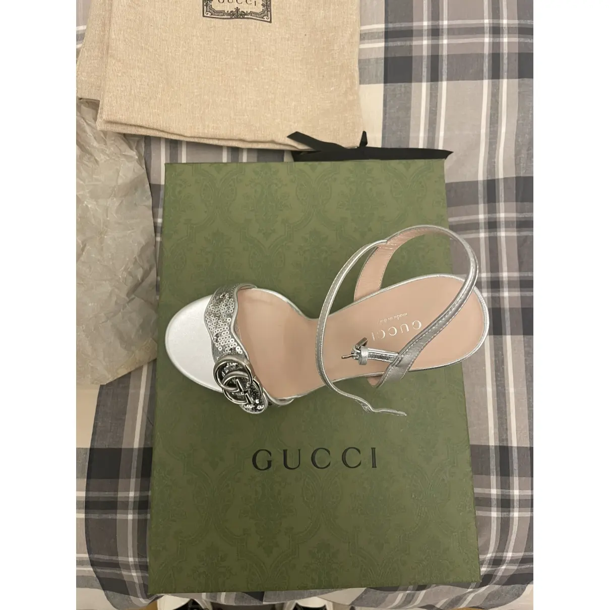 Buy Gucci Glitter sandals online