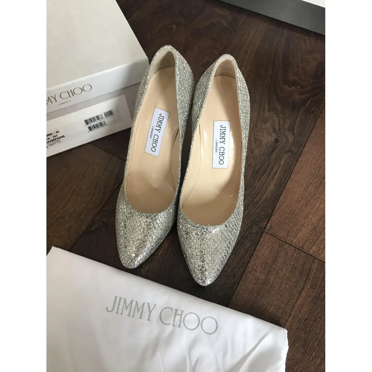 Buy Jimmy Choo Glitter heels online