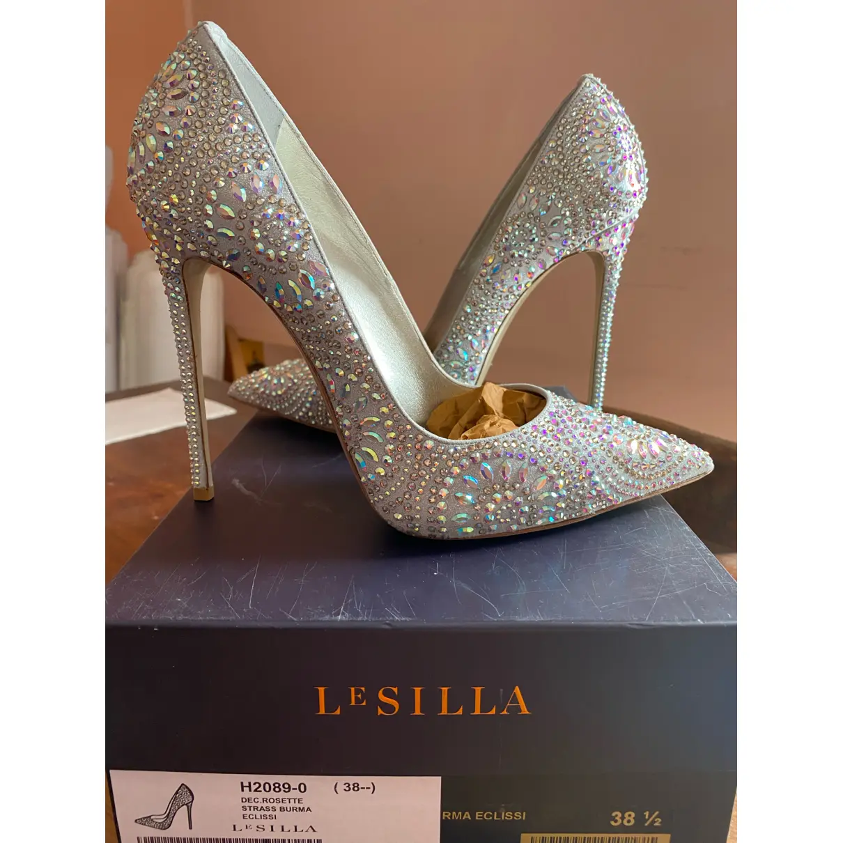 Glitter heels Le Silla