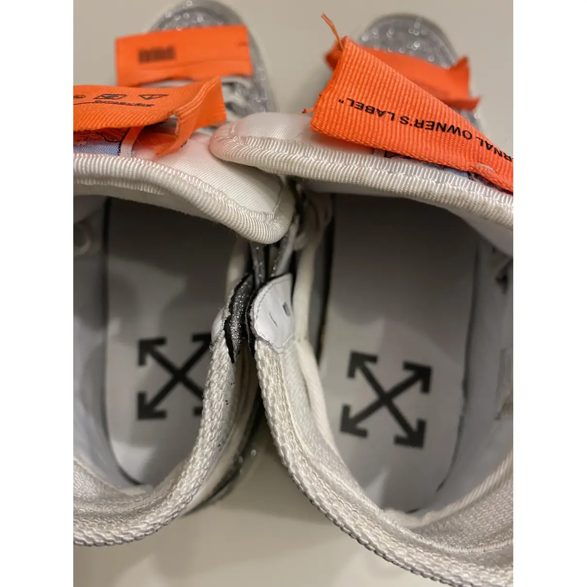 Off-Court glitter trainers Off-White